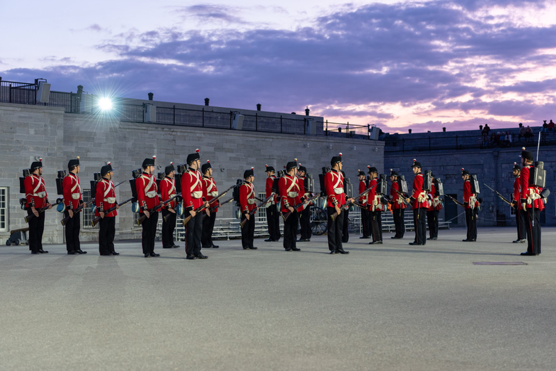 Illustration for article titled Selected Pictures from the Fort Henry Sunset Ceremony 2019 Finale